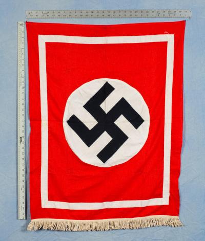 WWII German NSDAP Political Podium Banner