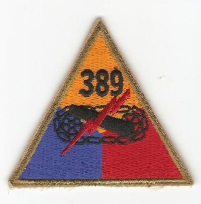 Patch 389th Armored Regiment