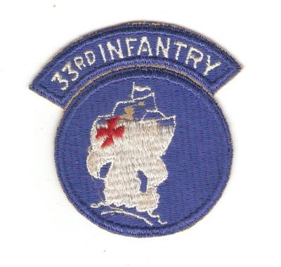 Patch 33rd Infantry Regimental Combat Team Error