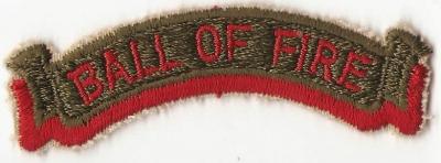 Ball of Fire 40th Infantry Patch Rocker