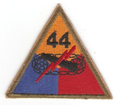WWII era Patch 44th Armored Tank Battalion 