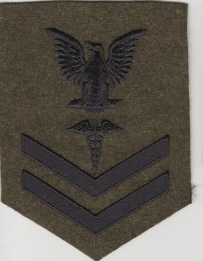 WWII era USN 2nd Class PO Corpsman Medical Rate