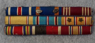 WWII 1950's AAF Ribbon Bar 9 Place Theater Made