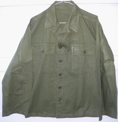 SOLD Archive Area-- Korean War Era HBT Uniform Field Utility