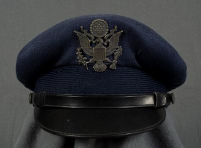 USAF Air Force Officers Visor Cap 1950s Luxenberg