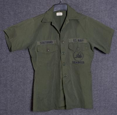 USN Navy Seabees Uniform Utility Shirt