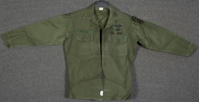 Vietnam Era US Army Sateen Uniform Shirt 16.5x34