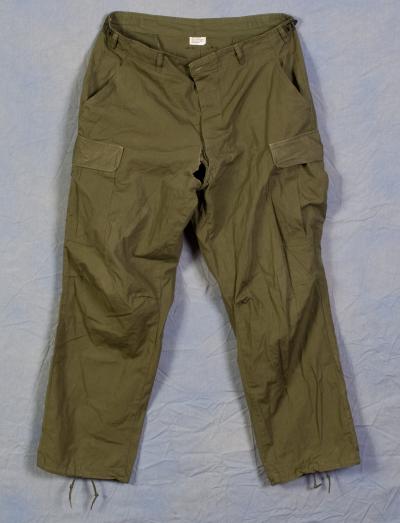 SOLD Archive Area-- Early Vietnam Era Jungle Trousers Poplin Large
