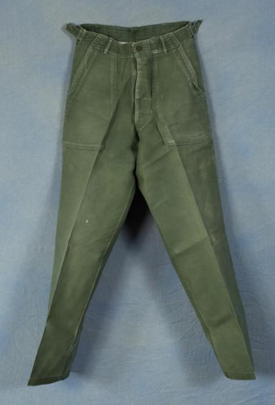 Early Vietnam Era Sateen Field Trousers 28x31