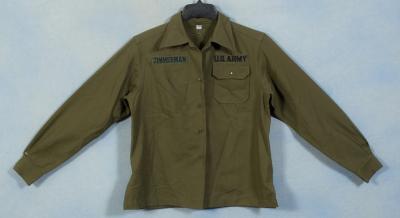 Vietnam Era US Army Female Wool Fatigue Shirt