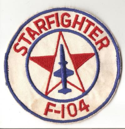 USAF Starfighter F-104 Patch