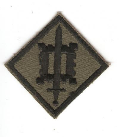 Items For SALE Area-- Early Subdued 18th Engineer Brigade Patch