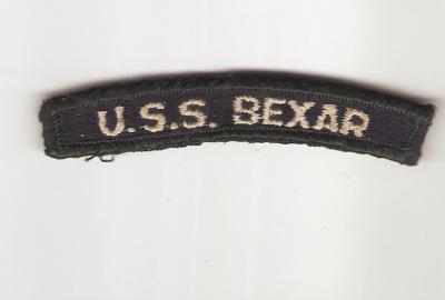 USN USS Bexter Rocker Patch
