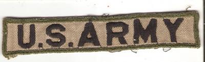 SOLD Archive Area-- Vietnam Theater US Army Tape Patch