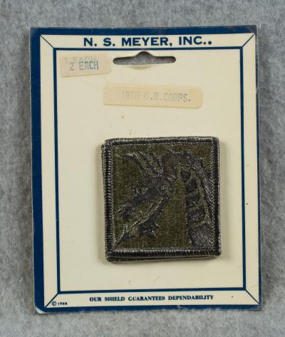 Vietnam era 18th Airborne Corps Patch Sealed