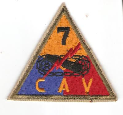 Vietnam 7th Armored Cavalry Patch