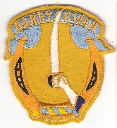 SOLD Archive Area-- Pocket Patch 7th Cavalry Theater Made