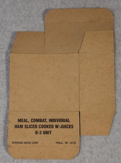 B-3 Unit Individual Combat Meal Sliced Ham
