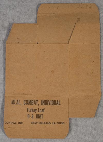 B-3 Unit Individual Combat Meal Turkey Loaf