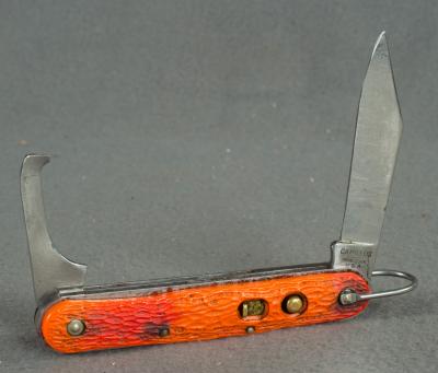 Camillus Orange Paratrooper Switchblade Knife