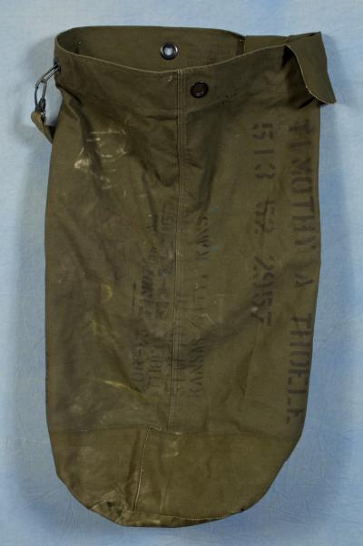 SOLD Archive Area-- Vietnam era US Army Canvas Duffle Bag