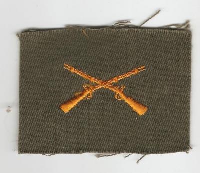 Vietnam Era Infantry Officer Collar Patch