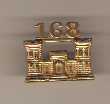 Vietnam Era Officers 168th Engineer Pin