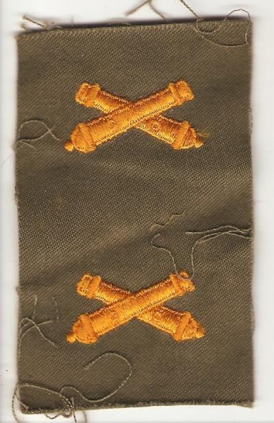 Vietnam Field Artillery Collar Patch Set