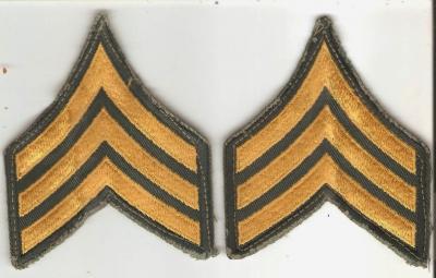 Vietnam Era Sergeant Insignia 
