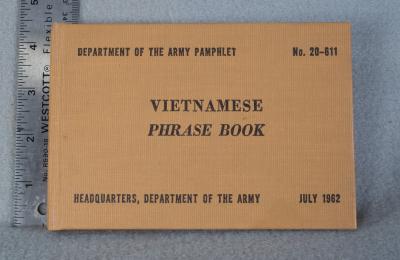 Manual July 1962 Vietnamese Phrase Book