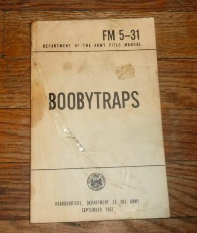US Army FM 5-31 Boobytraps Manual
