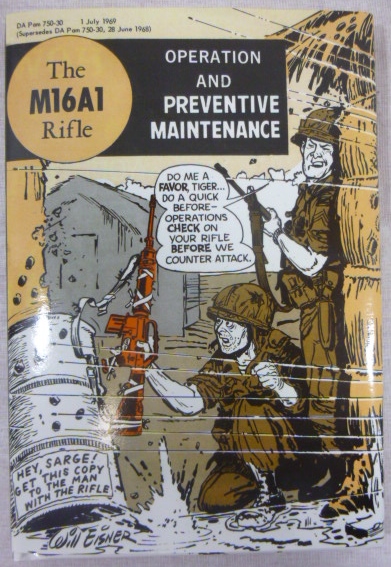Vietnam Era M16A1 Rifle Manual 1969