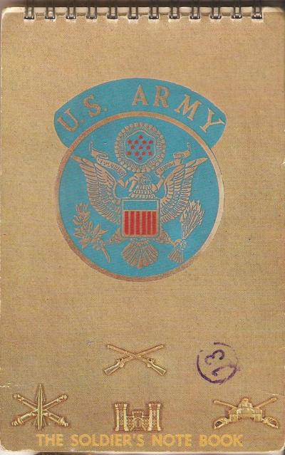 Vietnam Era US Army Notebook