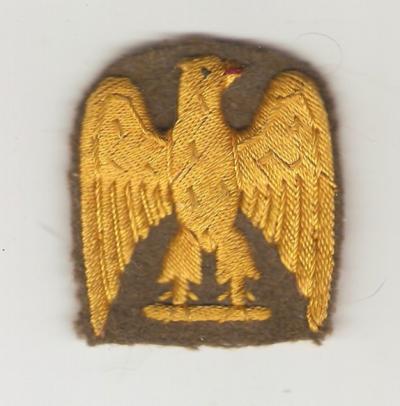 WWII Italian Army Cap Badge Eagle