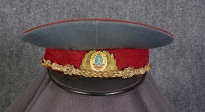 Cold War Bulgarian Officer's Visor Cap Hat