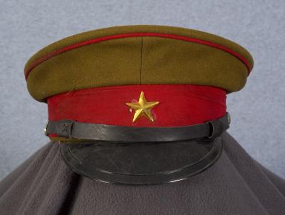 WWII Japanese Army Officer Visor Cap Hat