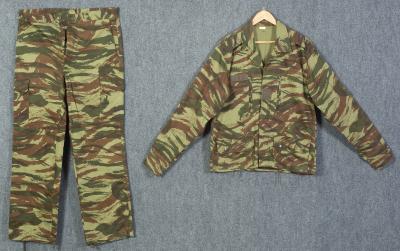 French F1 Pattern Lizard Camouflage Jacket & Pants