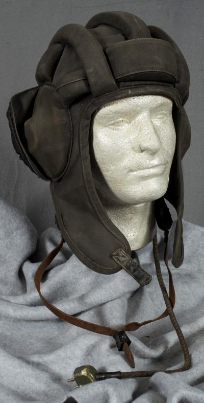 Russian Soviet Armored Tanker Crew Helmet 