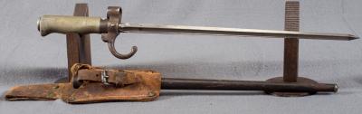 French M1886 Lebel Bayonet Scabbard & Frog