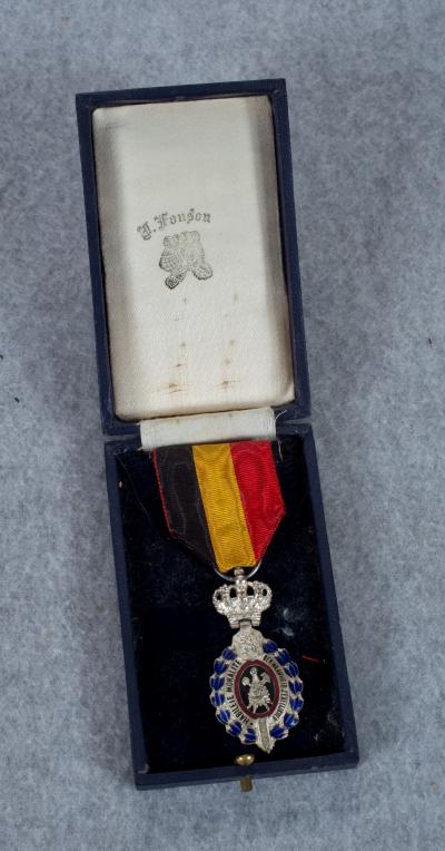 Belgian Habilete Moralite Labor Merit Medal in Box