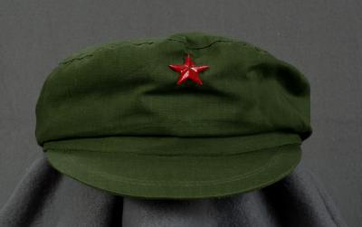 Vintage Chinese Communist Green Mao Hat Cap