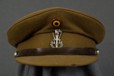 Belgian Army Visor Cap Hat  Signals