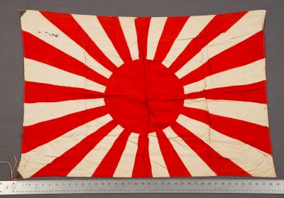 WWII Japanese Rising Sun Battle Flag