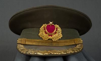 Turkish Army Officer Visor Cap Hat