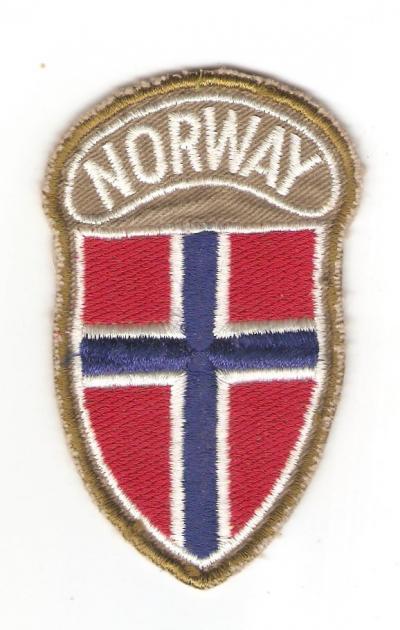 Norway Norwegian Sleeve Patch