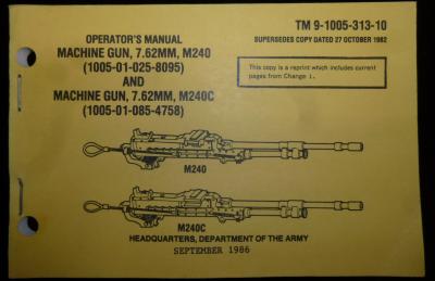 Manual Machine Gun 7.62MM M240 M240C