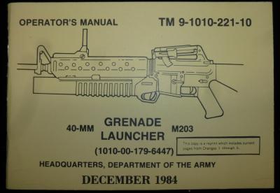 Manual 40mm Grenade Launcher