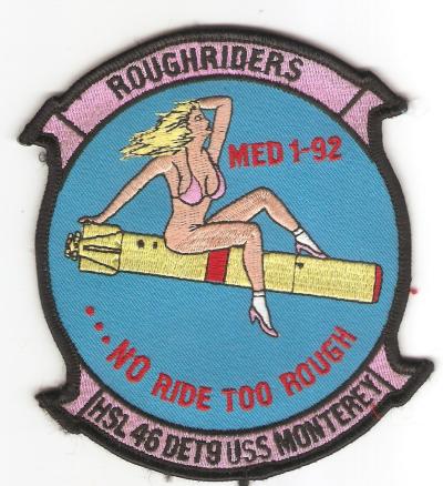 Roughriders MED 1-92 HSL46 Det9 USS Monterey Patch