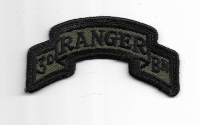 Patch Scroll 3rd Ranger Battalion Subdued