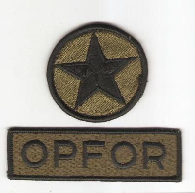 OPFOR Patch & Tab